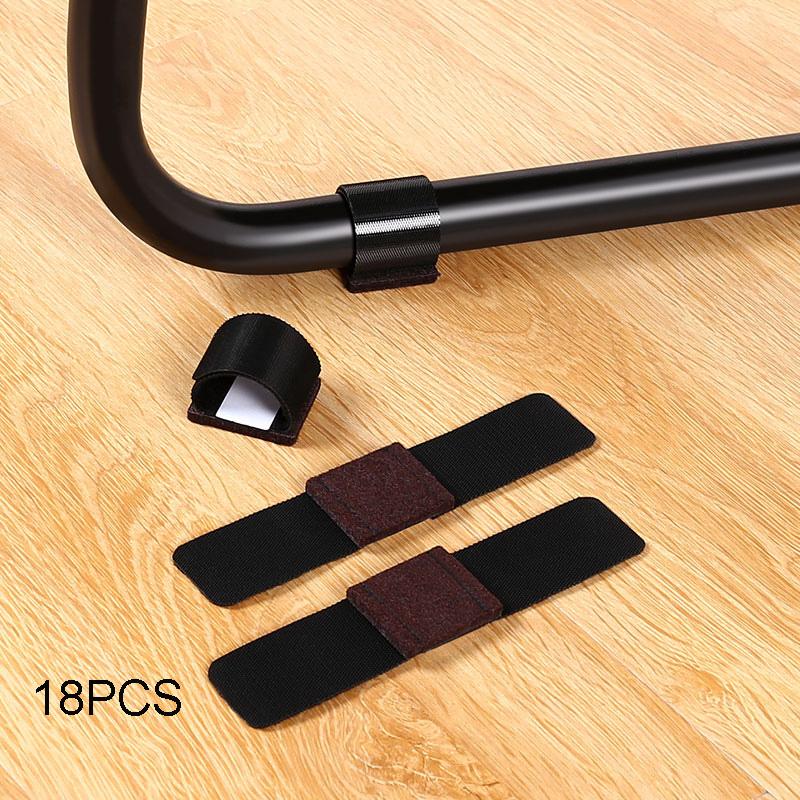 Bürostuhlbein Filzgleiter Abdeckungen Anti-Rutsch Klettverschluss Stuhlbein Wickelpads Schutzvorrichtungen Hartholzboden Gleiter