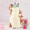 98pcs Cake Topper Foam Ball Cake Decorations Ball Shaped Cake Insert Topper for Birthday Baby Shower Wedding Decoration Supplies