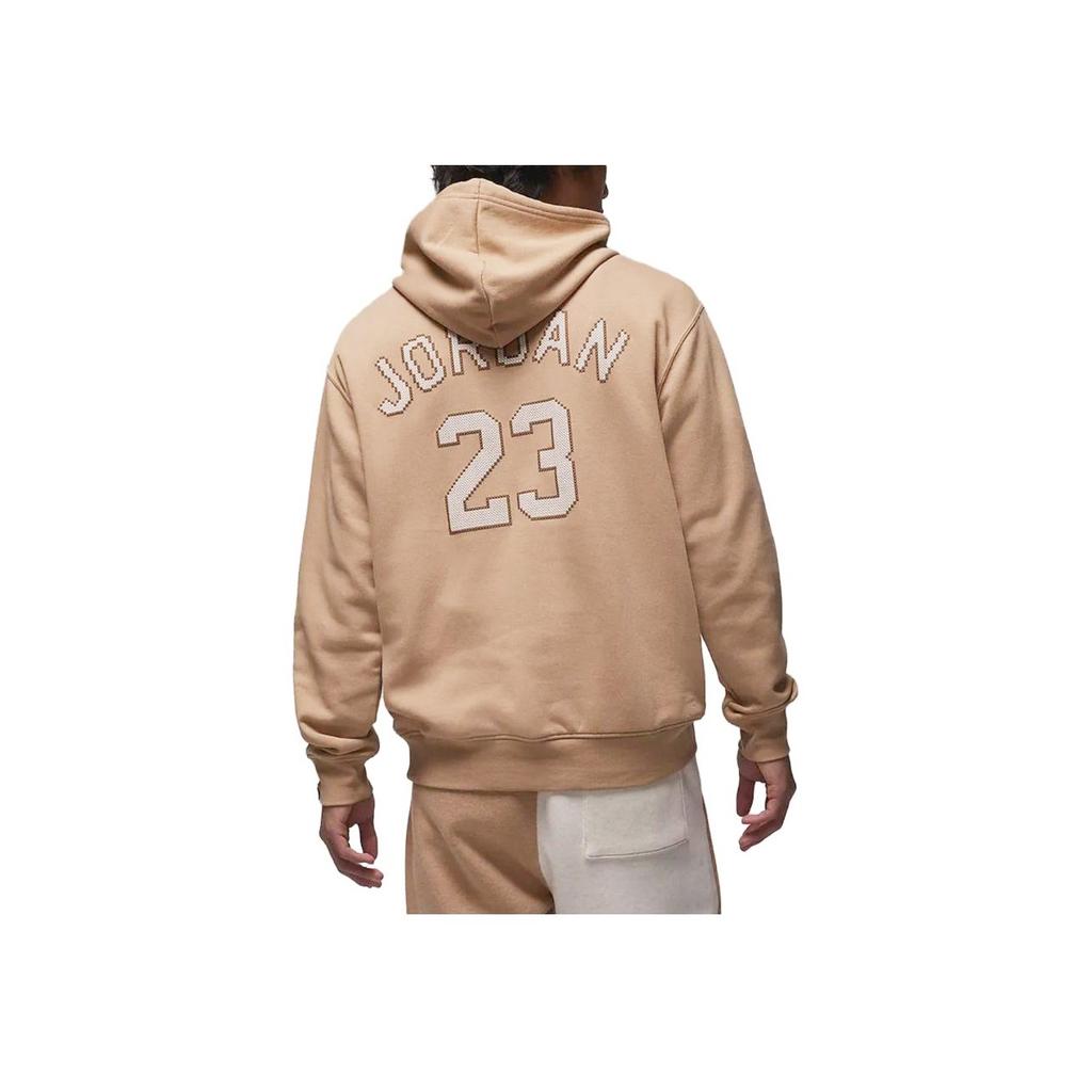 Jordan Essentials Holiday Logo Fleece Hoodie Men Hoodies Maize FD7466-200