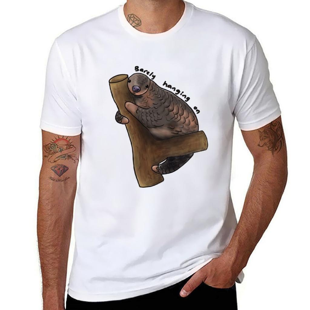 Ein kaum überlebendes Schuppentier T-Shirt t shirts Baumwolle 100% Mann t shirts hohe Qualität Luxusmarke T-Shirt