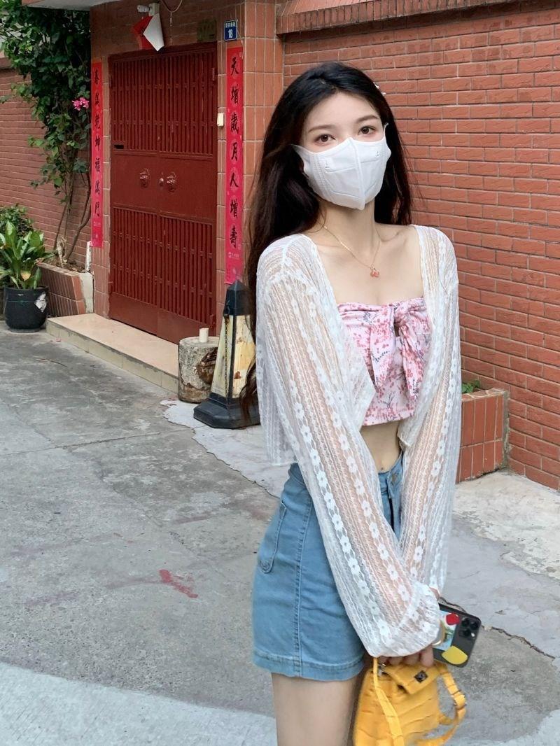 2026 Floral Strapless Bandeau: Sexy Spring/Summer Crop Top for Women XL (Premium Quality)
