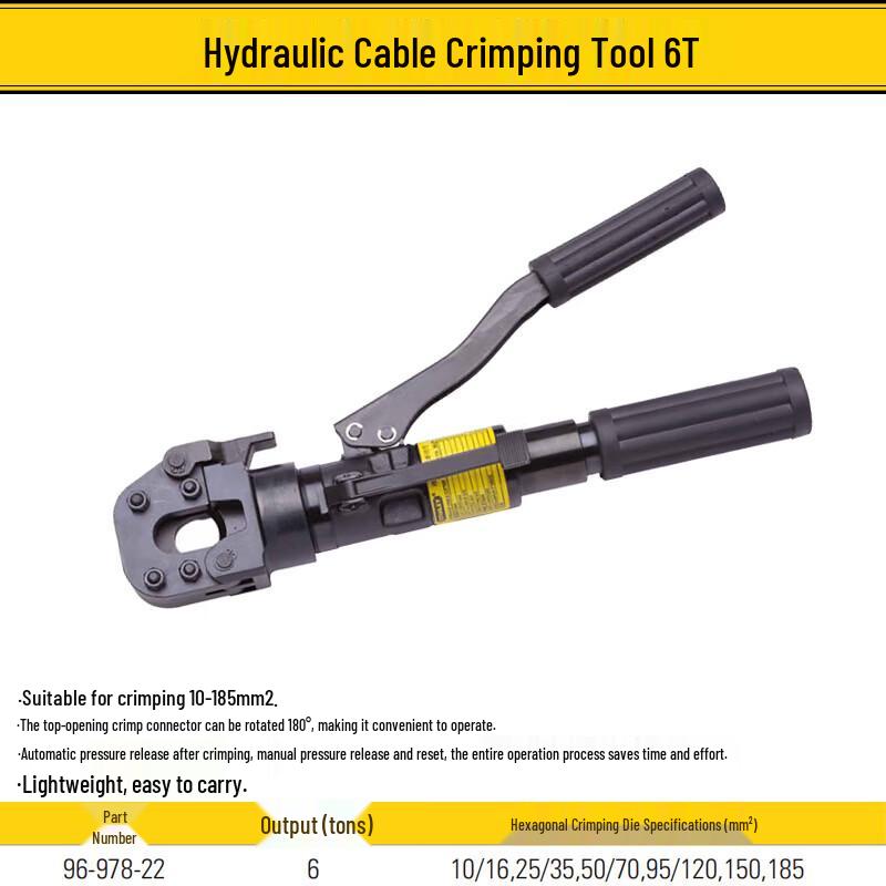 Stanley Hydraulic Cable Crimping Tool
