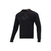Th Logo Sweatshirt Casual Sport Crew Neck Long Sleeve Men Sweatshirt Black HE9901