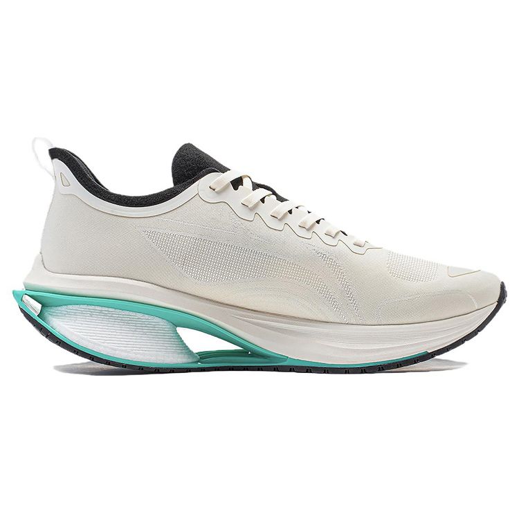 Li Ning Wu Shi 5S 3.0 Lightweight High Resilience Wear Resistant Low Top Running Shoes Men Running Shoes Beige ARST049-1