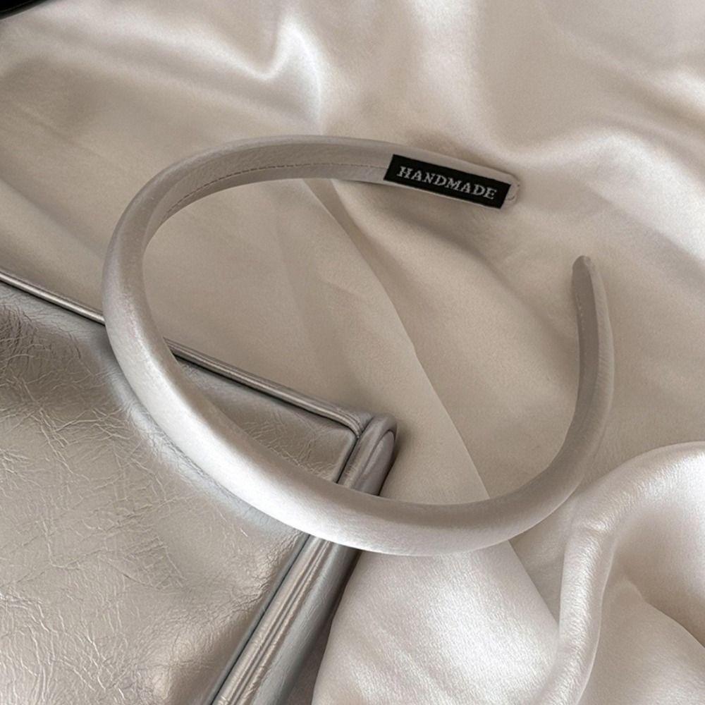 Thin Sponge Hair Band Cloth Silk Satin Headband Temperament Girl/Women
