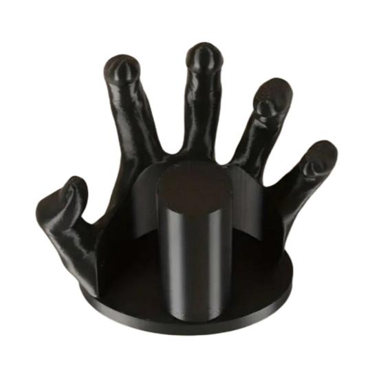 Hand-Shaped Tissue Holder Resin Toilet Paper Roll Stand Easy Installation Bathroom Kitchen Napkin Organizer