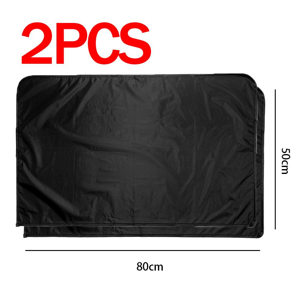 Car Side Windows Sunshade Car Magnetic Sunshade Sunscreen Thermal ulation Auto Double-sided Sun Shade Titanium Silver