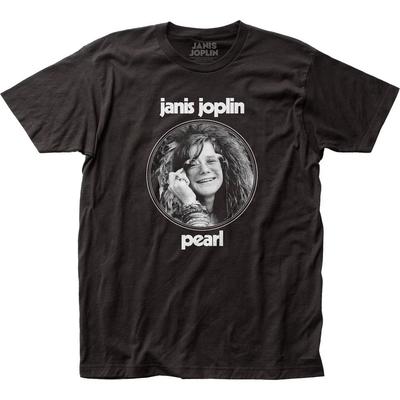 Janis Joplin Pearl T-shirt Homme Musique Classique Concert Groupe de Rock Tee Nouveau Noir