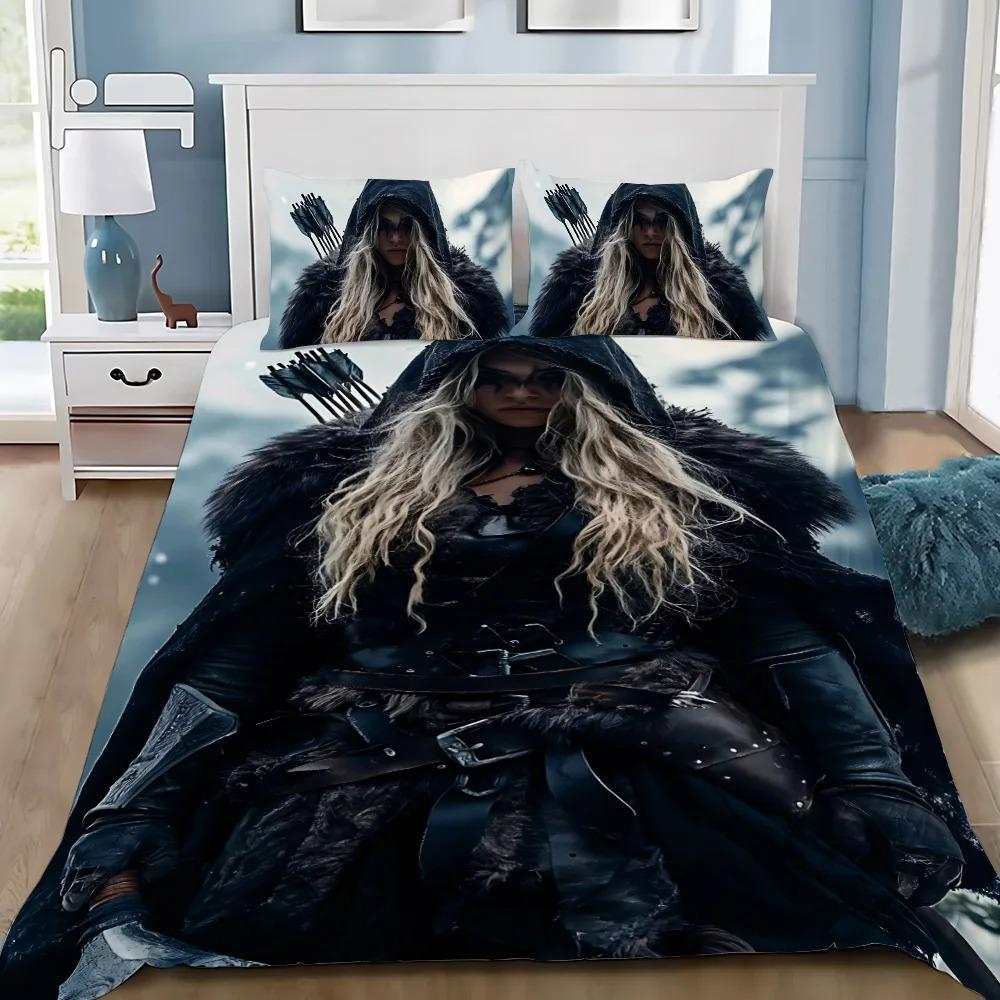 Viking Northern Germanic Culture Wolf Celtic Mystical Symbol Bedding Set Comforter Bed Home Decor Single Double Large Size