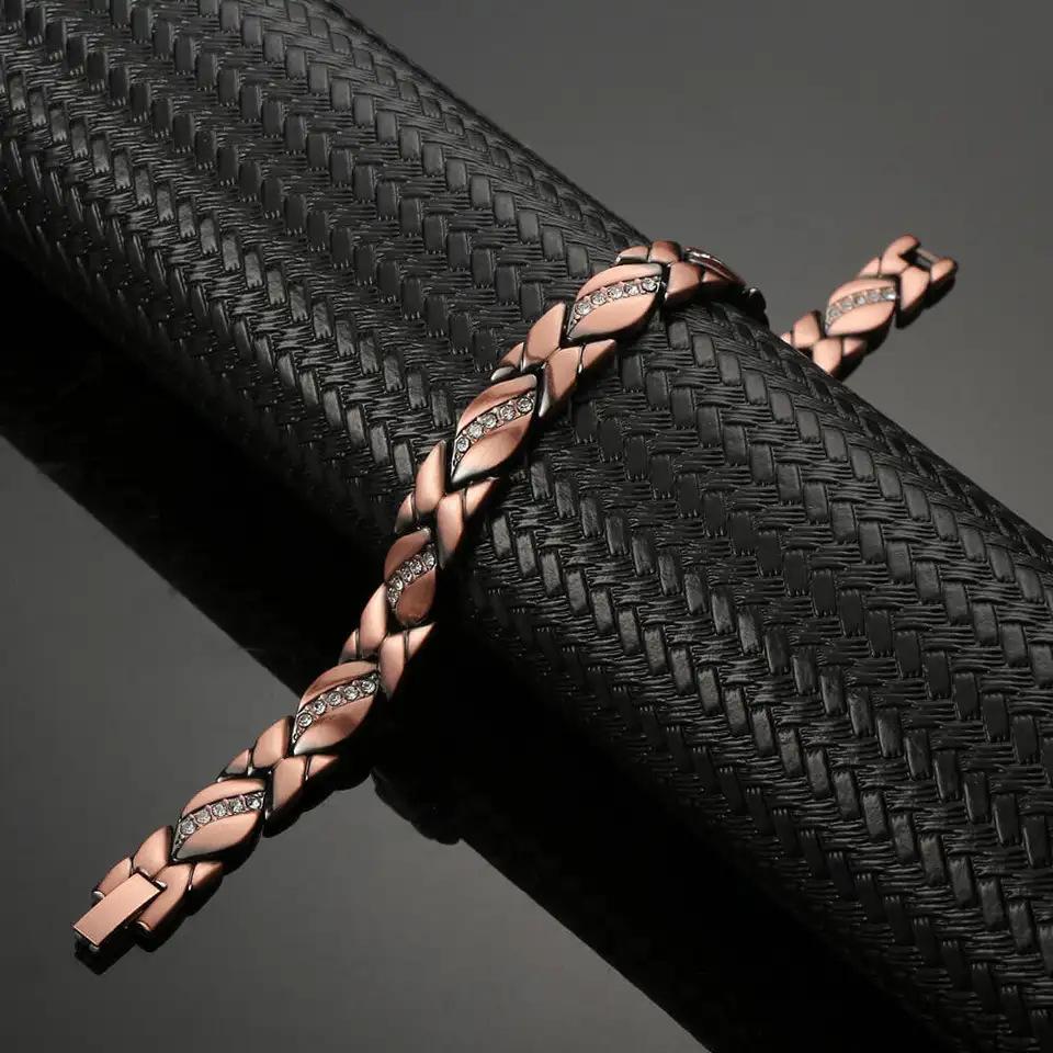 Hot-selling Zircon Bow Magnetic Therapy Bracelet Detachable Magnetic Health Bracelet Men