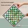 Portable Desktop Foldable Snake And Ladder Board Game Family Chessboard