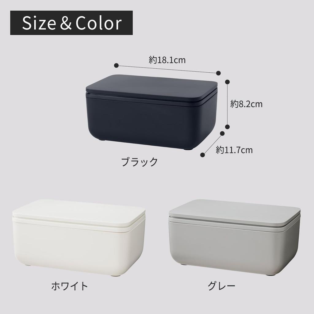 Marna Sheet Case Securely To Prevent Wet Wipes Case with White W649W (One-Hand Open/Closes Drying) Gasket, Container,