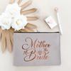 Team Bride Makeup Bag Bachelorette Party Cosmetic Bags Purse Bridesmaid Toiletries Organizer Pouch Wedding Bride Shower Gifts