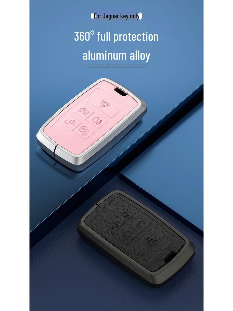 Jaguar Schlüsselhülle für 2022-2024 XEL/XFL/FPACE/XF/EPACE/XE Metallschale