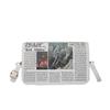 Newspaper Wind 2025 Personalized New Fashion Simple Design Trend Summer Shoulder Crossbody Women's Small Square Bag