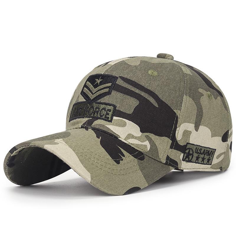 Zhen Yueqi Spring and Autumn New Outdoor Sun Hat Men's Cotton Versatile Baseball Cap Fashion Camouflage Cap
