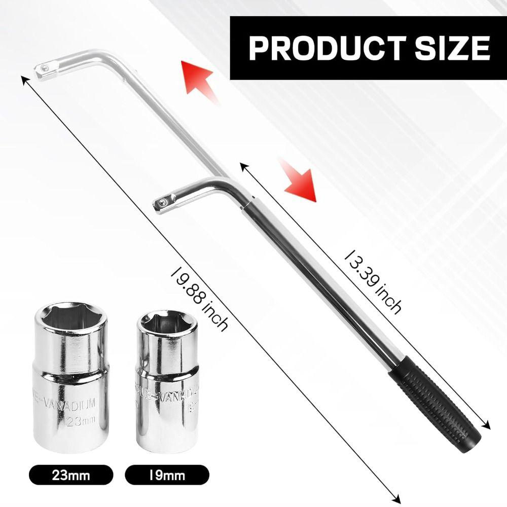 With Sockets Lug Wrench Spanner 21/23mm Car Repair Tools Spanner Lug Wheel Wrench  Car Repair