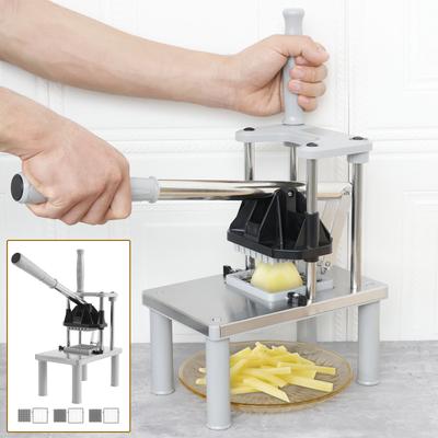 Hacheur de Légumes et Fruits Commercial Acier Inoxydable Robuste Dicer Alimentaire Coupe-frites Professionnel pour Tomates Poivrons