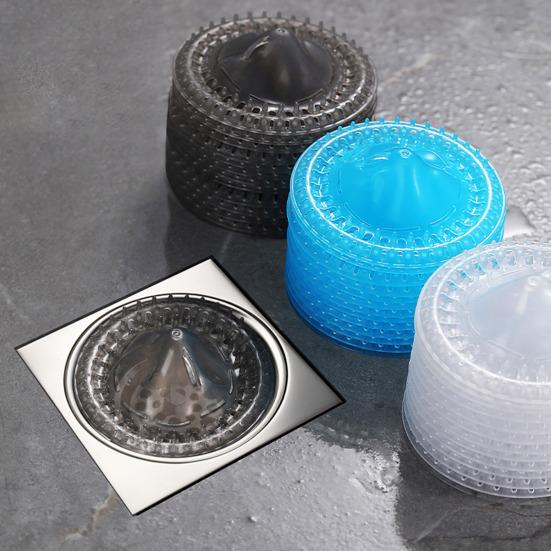 20 Stück Bodenablaufabdeckung Berg Design Einfache Installation Haarstopper Badezimmer Küchenspülen Bodenablauf Lösung