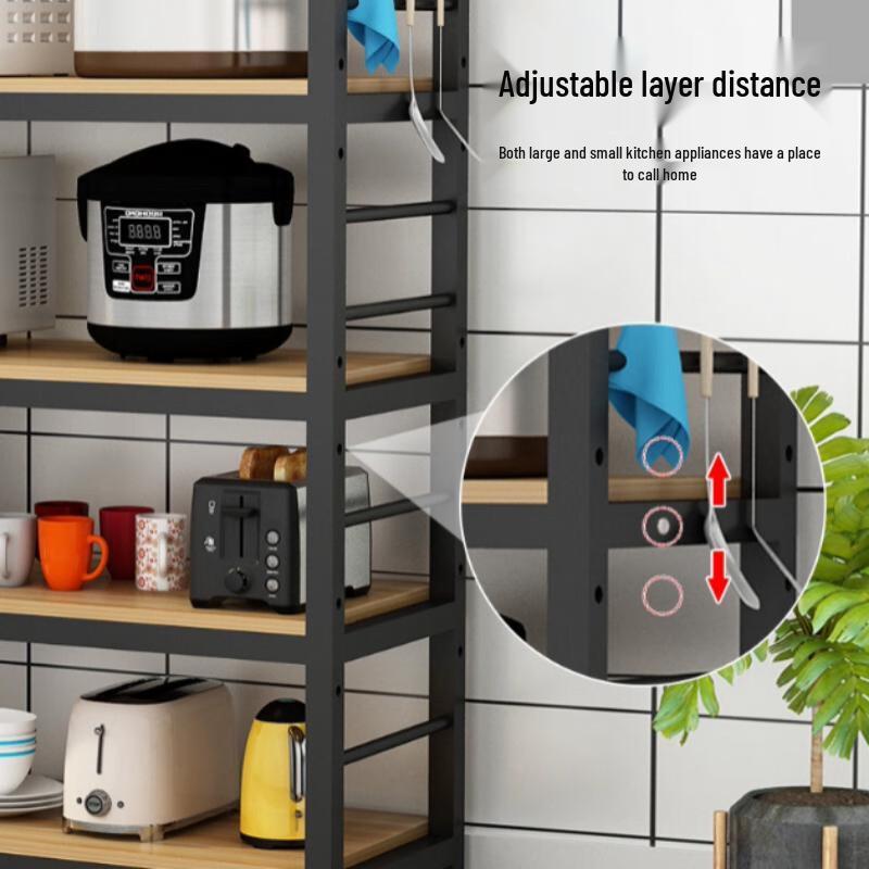 Movable Multi-Layer Kitchen Storage Rack
