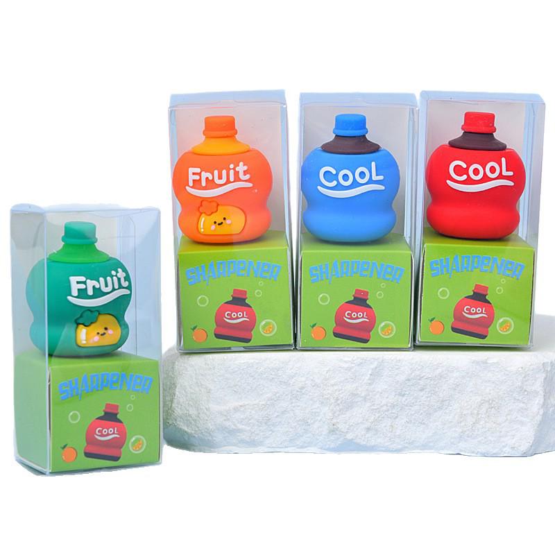 Mini Effort-Saving Cola Drink Pencil Sharpener for Kids