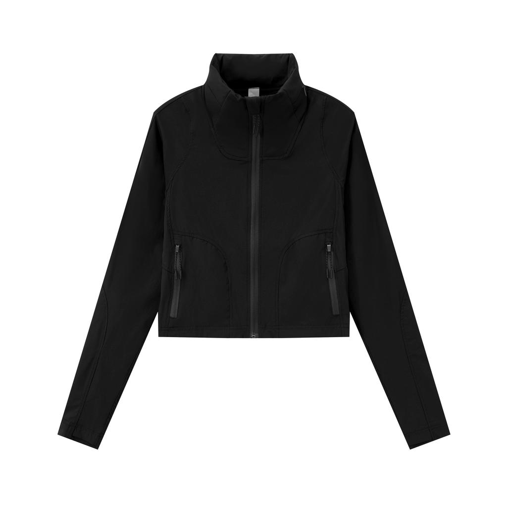 Sonnenschutzkleidung Herbst und Frühling Outdoor Slim-fit Atmungsaktive Reißverschluss-Sportjacke