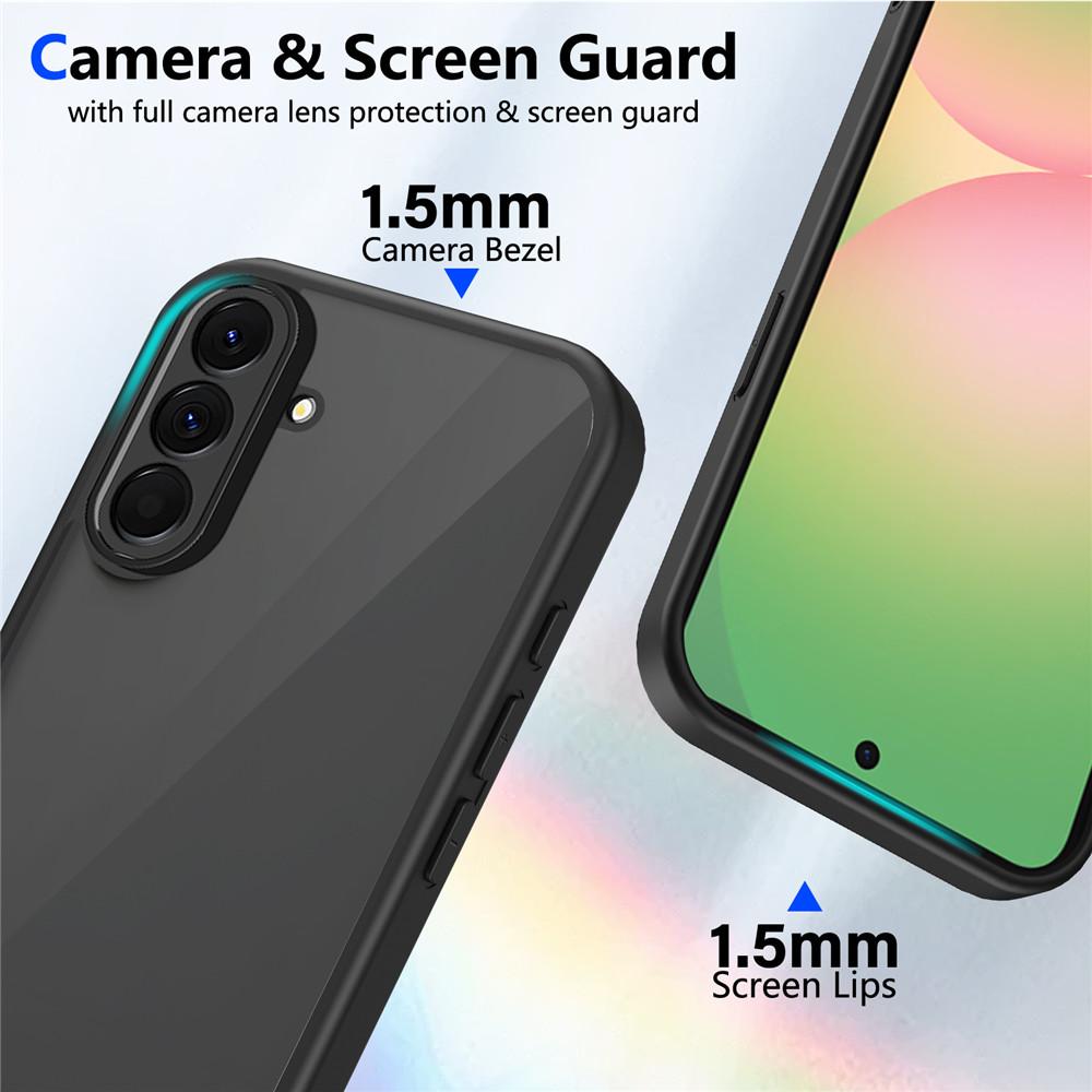 Luxury Matte Shockproof Phone Case For Samsung A17 A37 A57 A16 A26 A36 A56 A06 A15 A25 A35 A55 A14 A24 A34 A54 A04E A05S Cover