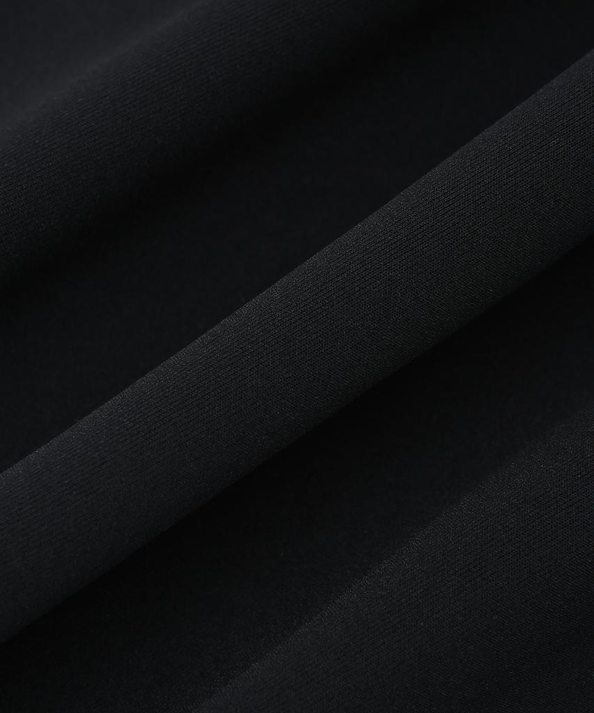 EASY NO EASY Long Sleeve Football Jersey - Black