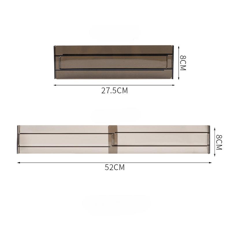 1pcs Drawer Storage Partition Board, Sorting Grid Board, Freely Extendable Plastic Partition, Underwear and Socks Classification