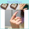 Stylish Simple And Rabbit Ear Open Ring Gorgeous Gold Plated Finger Accessory For Women