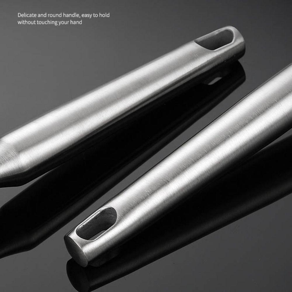 Wooden Handle Mesh Strainer Stainless Steel Foods Sifter Fried Sieve Spoon  For Noodle French Fries