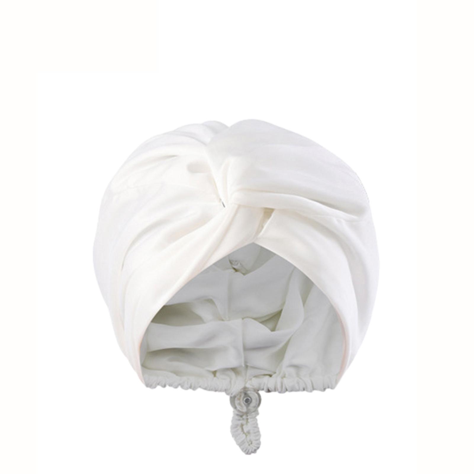 

Женская атласная однотонная шапочка для сна, ночная шапочка для сна для женщин, шапочки для душа, водонепроницаемые однотонные шапочки для сна, регулируемая шапочка