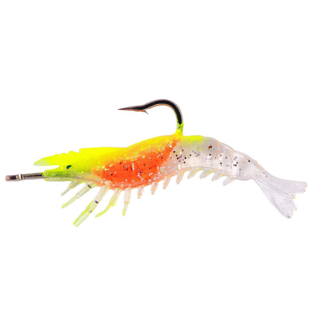 

Lure Soft Bait6cm3gPewter Shrimp5Only Bionic Fake Bait for Sea Bass and Universal Freshwater and Saltwater Fishing Lure 6CM 3G