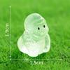 6Pcs Luminous Gorilla Mini Animal Fluorescent Figure Miniature Figurines Fairy Garden Ornament Diy Home Decor Accessories