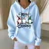 Women's Fashion Casual Christmas Angel Print Pullover Long-Sleeve Sweatshirt