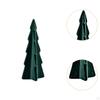 Artificial Christmas Tree for Table, Ceramic Statue Home Decoration Ornament Bedside Table Small