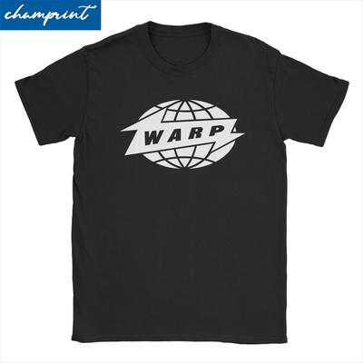 Men Women's Warp Records Streetwear Punk Logo T Shirt Aphex Twin Cotton Clothing Casual Short Sleeve Tees Graphic T-Shirt