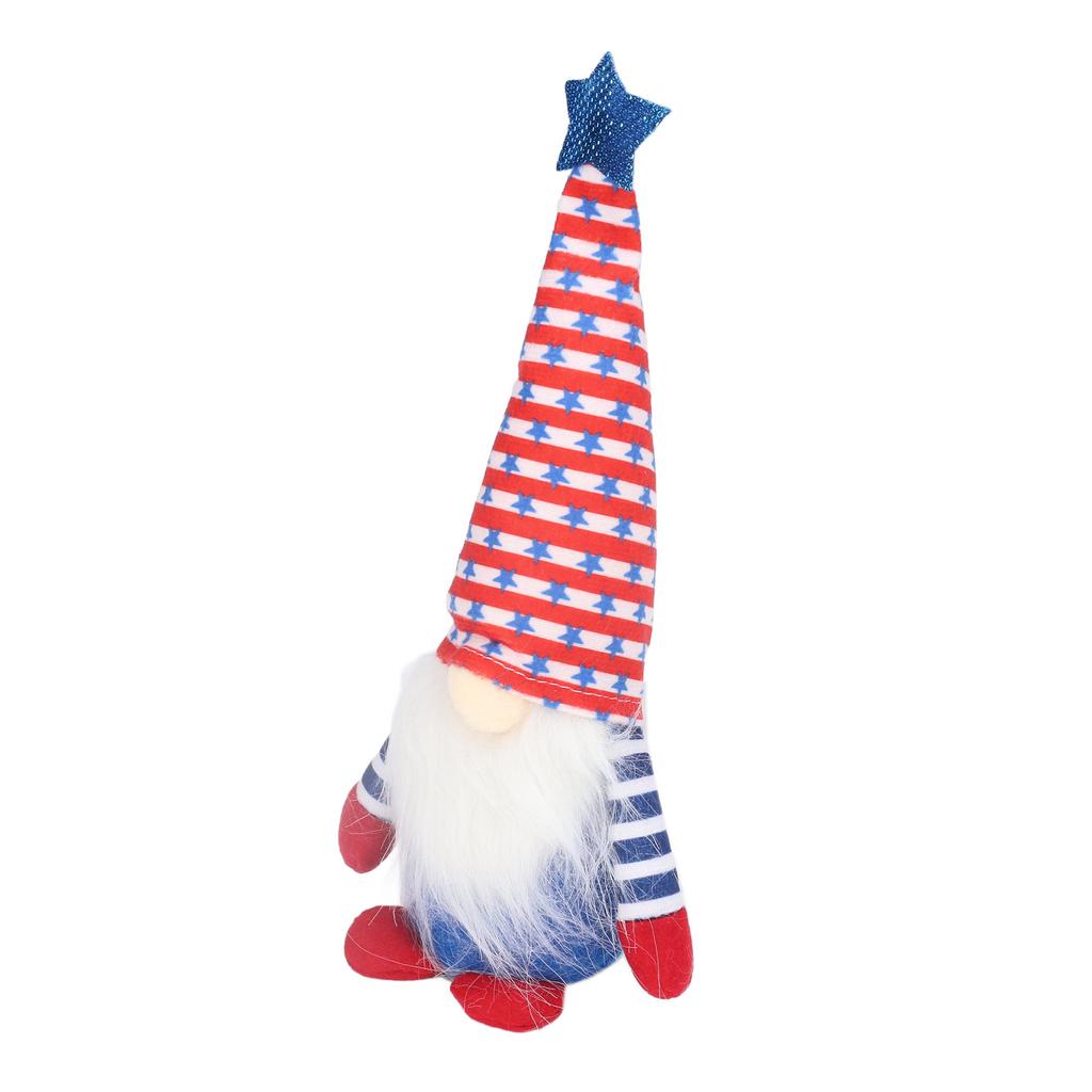 Den nezávislosti Gnome Roztomilý Ručně vyráběný Krásný Význam Gnome Plyšová Dekorace pro Kancelář Obývací Pokoj