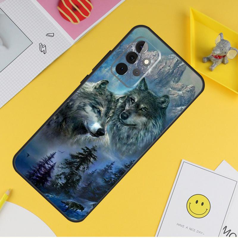 Animal Wolf Galaxy Case For Samsung Galaxy A36 A16 A56 A06 A54 A34 A14 A13 A53 A12 A22 A32 A52 A35 A17 A15 A55
