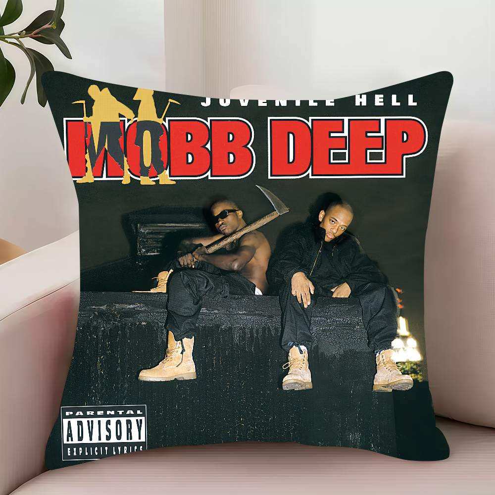 Infinite M-Mobb D-Deep Pillow Case Decor Protective Covers Comfortable soft for Sofa Living Room Home office 12x12Inch