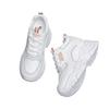 Little white shoes inner height increase dad shoes autumn new leather casual sports shoes women's platform women's shoes