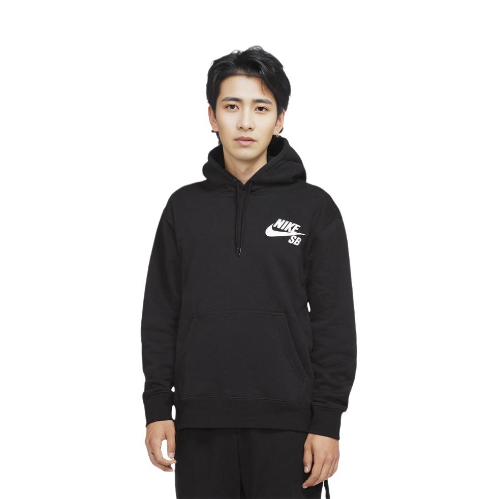 Nike Sweatshirts Men's Black Hooded Moderate Regular CW7065-010