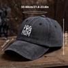 Classic Washed Retro Dog Mom Print Baseball Cap Outdoor Casual Sports Sun Visor Adjustable