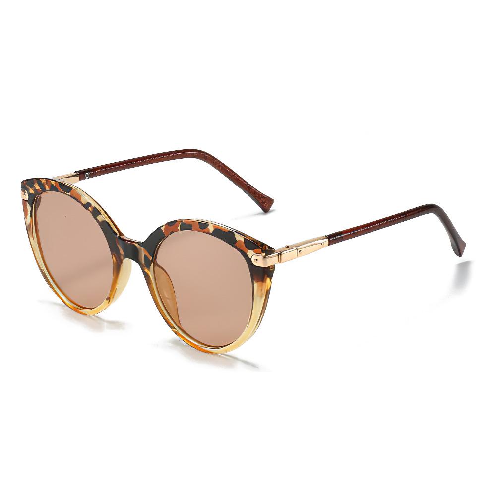 New In Sunglasses for Women Fashion Leopard Print Round Frame Glasses Modern and Minimalist Style Women s Glasses