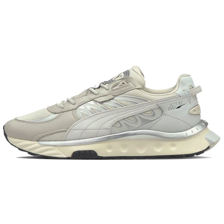 Puma Wild Rider Low Top Unisex Gray Silver White 381596-01 EU 36