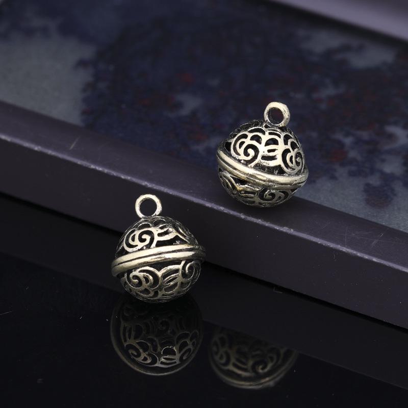 Antiker Stil Galvanisiertes Gold Palastglöckchen Klingelarmband DIY Schmuckzubehör