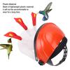 Wearable Hummingbird Feeder Plastic Clear Vision Portable Bird Feeder Helmet for Outdoor