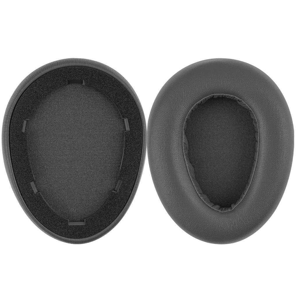 Geekria QuickFit Ohrpolster Kompatibel mit JLab JBuds Lux ANC Wireless Ohrmuschel Kopfhörern, Polster/Ohr (Proteinleder/Graphit)