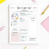 Professional Meal Workout Planner Notepads 60 Sheets Daily Planner Fitness Workout Journal Reading Tracking Notebook