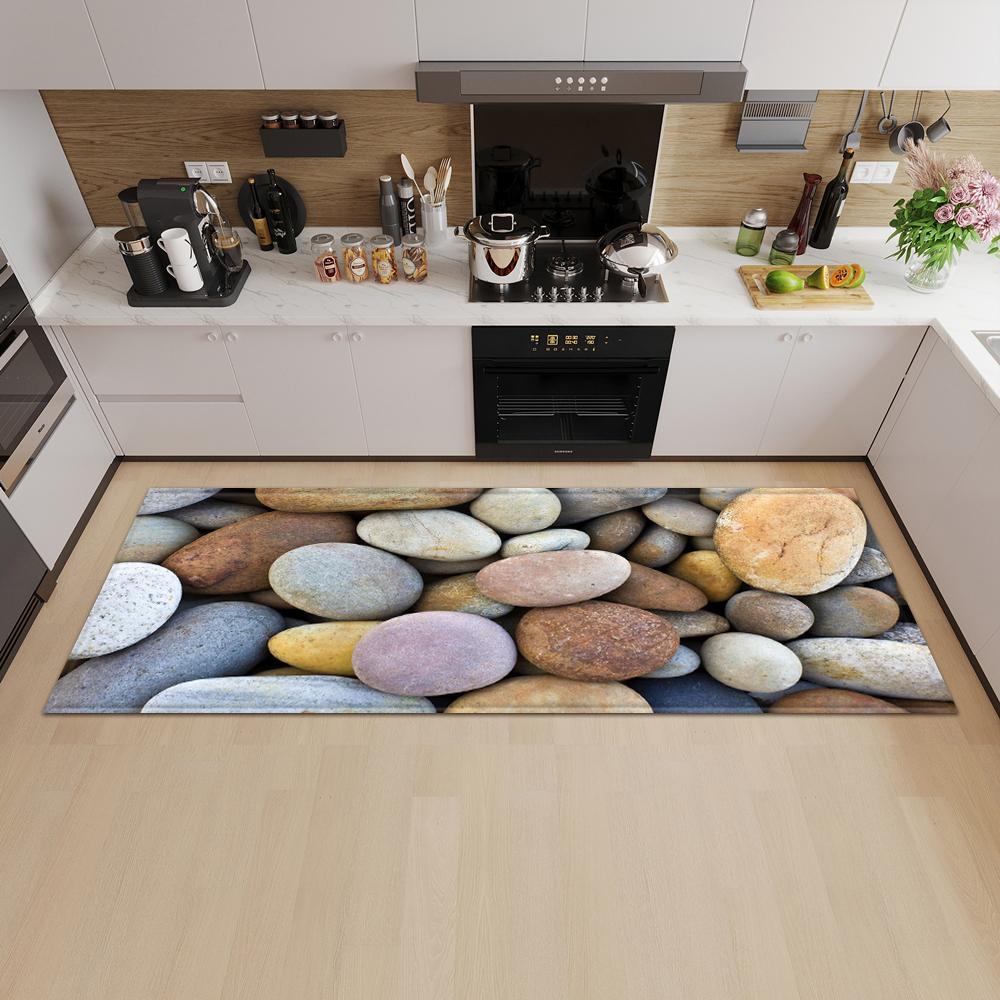 Kitchen Mat Entrance Door Mat Living Room Bedroom Long Carpet Corridor Non-slip Floor Children's Carpet